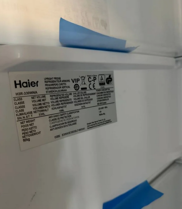 Haier Kylskåp 191cm H3R330WNA - Bild 2