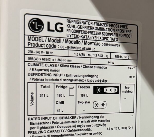 LG Kyl/frys GBP61SWPGN - Bild 2