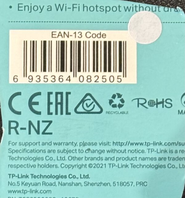 TP-Link M7200 4G LTE portabel Wi-Fi router - Bild 2