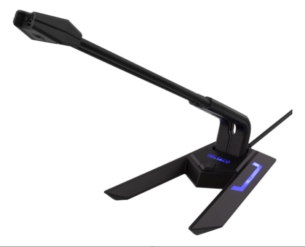 Deltaco USB-skrivbordsmikrofon