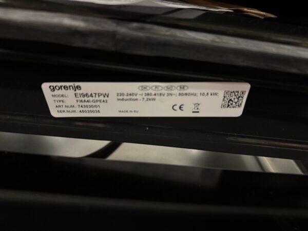 Gorenje Induktionsspis EI9647PW - Bild 2