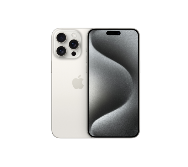 Apple iPhone 15 Pro Max 256 GB (vit titan)