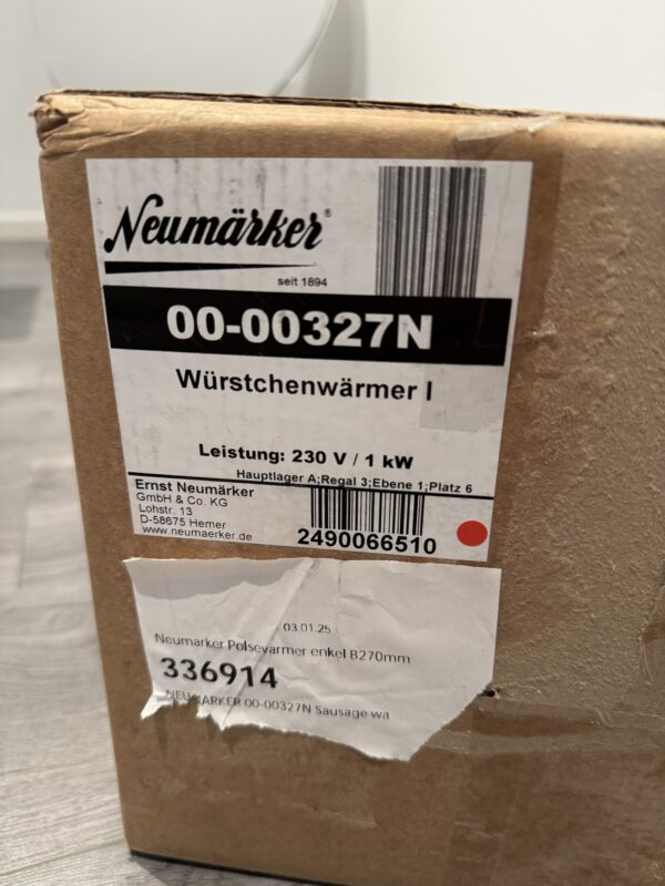 Neumarker korvvärmare enkel B270mm - Bild 2