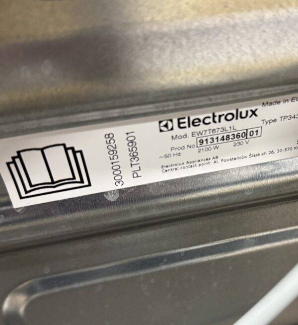 Electrolux Toppmatad tvättmaskin 7kg EW7T673L1L - Bild 2