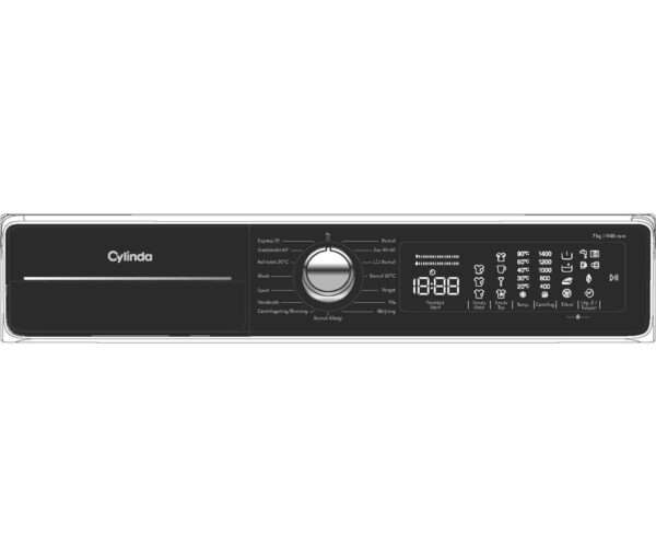 Cylinda Tvättmaskin 7kg FT41174B - Bild 3