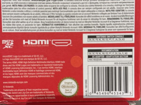 Nintendo Switch OLED gamingkonsol med vita Joy-Con-kontroller - Bild 2