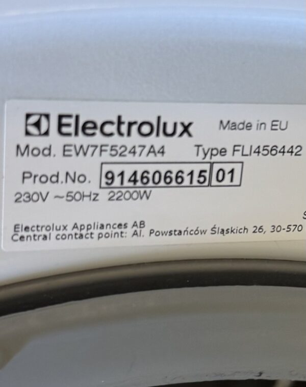 Electrolux Helintegrerad tvätt/tork EW7F5247A4 - Bild 2