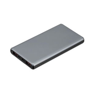 Sandstrøm 10,000mAh powerbank för strömförsörjning/snabbladdning (grå)