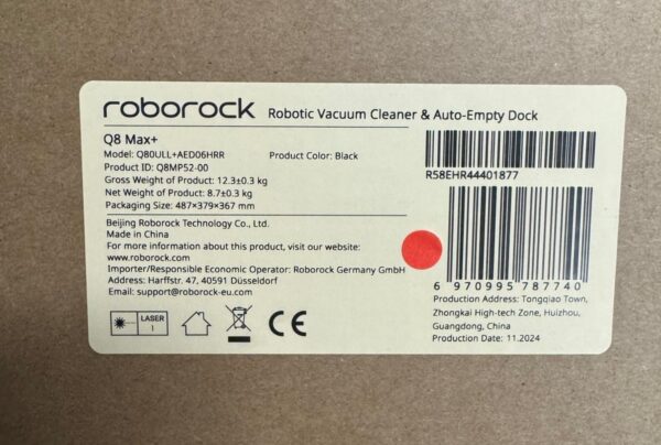 Roborock Q8 Max+ robotdammsugare Q8MP52-00 (svart) - Bild 2