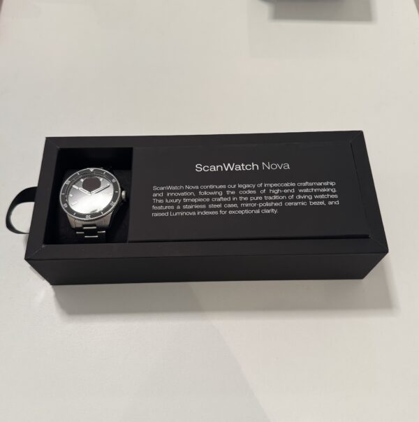Withings ScanWatch Nova hybridklocka 42mm (svart) - Bild 4