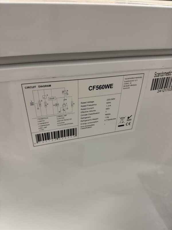 Scandomestic Frysbox 560L CF560WE - Bild 2