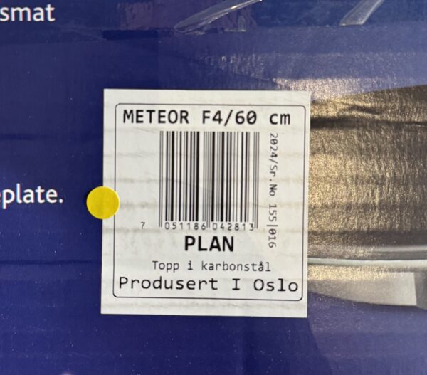 Meteor Stekplatta 60 cm (utan kant) - Bild 2