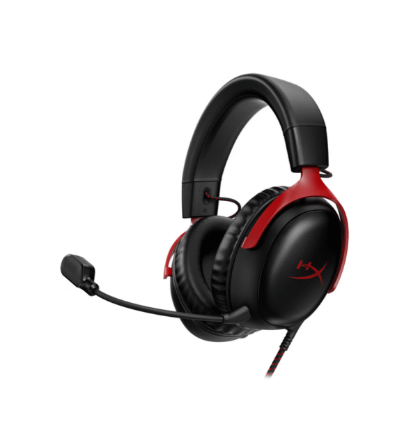 HyperX Cloud III gaming-headset (svart/röd)