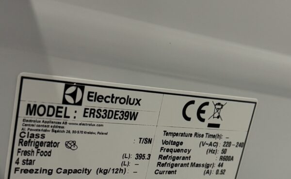 Electrolux Serie 600 Kylskåp ERS3DE39W - Bild 2
