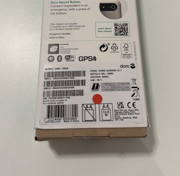 Doro Aurora A11 smartphone 4/64GB (benvit) - Bild 2