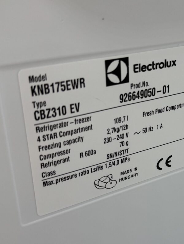 Electrolux Kyl/frys KNB175EWR - Bild 2