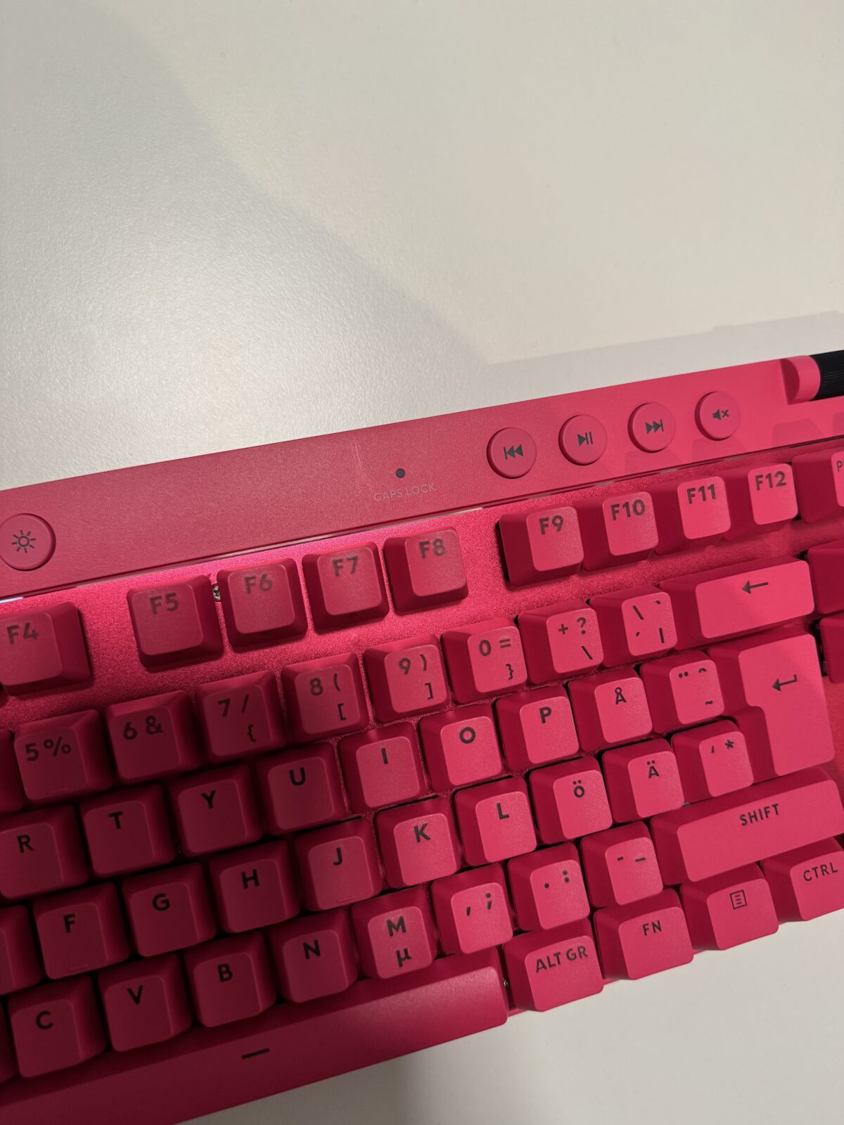 Logitech G - Pro X TKL Rapid Trigger gamingtangentbord (magenta) - Bild 5