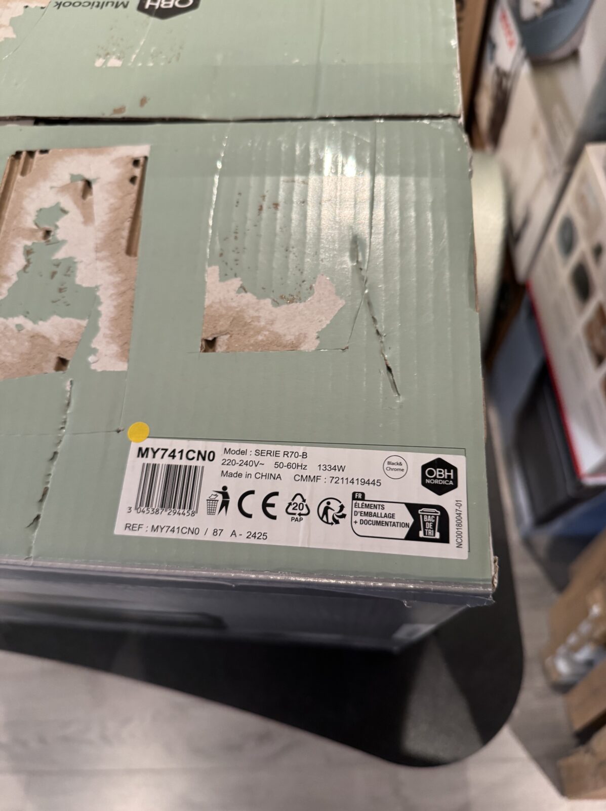 OBH Nordica Actifry multicooker MY741CN0 (svart) - Bild 2