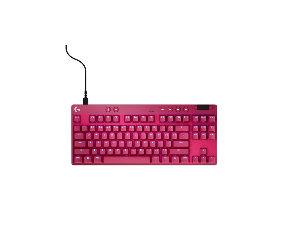 Logitech G - Pro X TKL Rapid Trigger gamingtangentbord (magenta)
